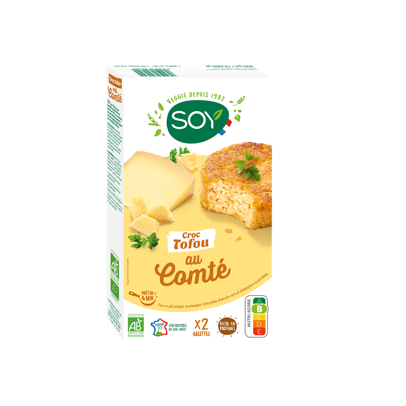 Croc tofou comté 2x100g