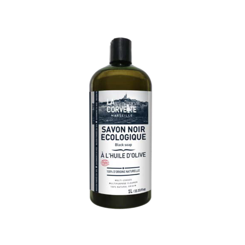 Savon noir huile d'olive liquide 1l