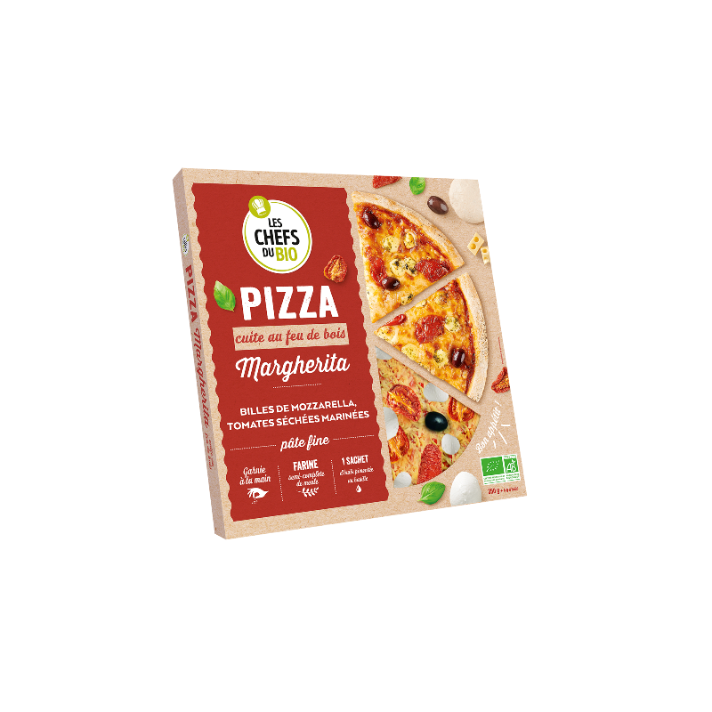 Pizza Margherita avec sachet d'huile pimentée 350g