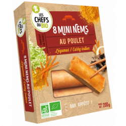 Mini nems au poulet, 8x25g