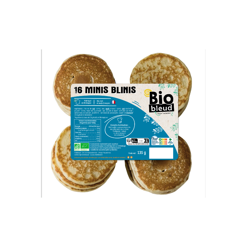 Mini blinis x16, 135g