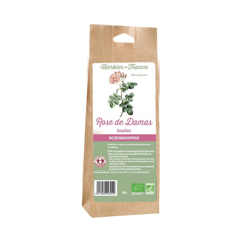 Plante rose bouton sachet 30g