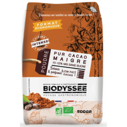 Pur cacao maigre 10-12% MG sans sucre 500g