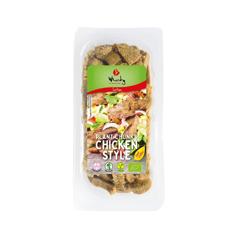 Emincé végé, Chicken Style" à base de Seitan, végan, 180g"