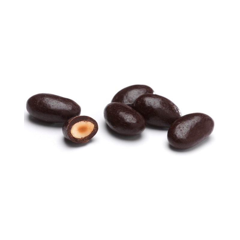 Amandes enrobées de chocolat noir 74% 2kg