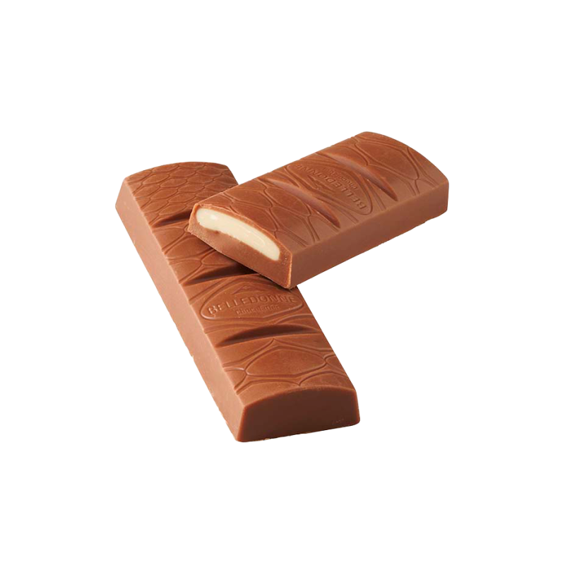 Chokobar, barre de chocolat au lait au coeur lacté saveur coco, vrac 2kg