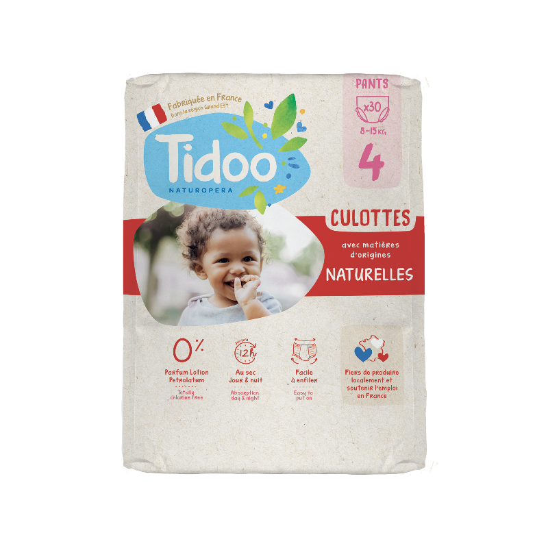 Culottes écologiques Tidoo T4/M 8-15kg, x30