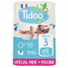 Tidoo Nature Swim & Play T3/S 4-9kg, paquet de 12 couches