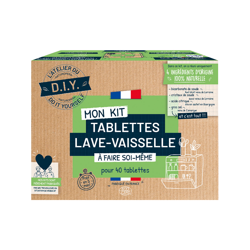 Tablettes lave-vaisselle kit à faire soi-même x40