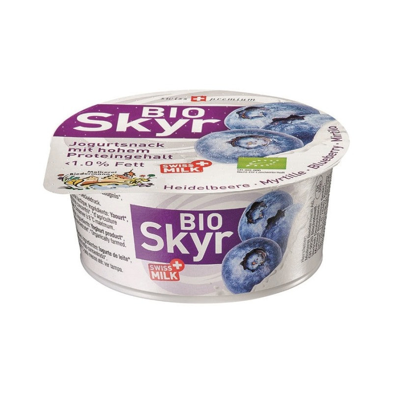 Skyr, yaourt myrtille (riche en protéine et faible en MG) 135g