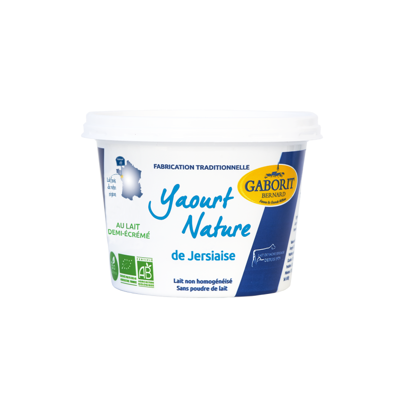 Yaourt nature familial au lait 1/2 écrémé 500g