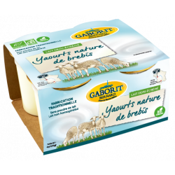 Yaourt 1/2 écrémé nature au lait de brebis 4x125g