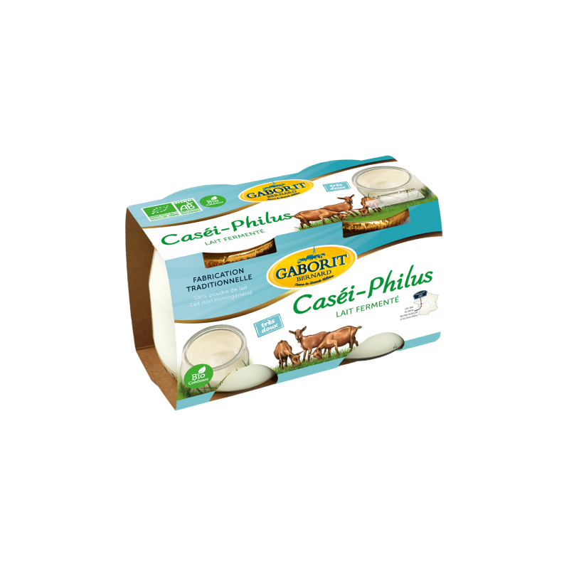 Caséi-Philus, lait fermenté de chèvre, 2x125g