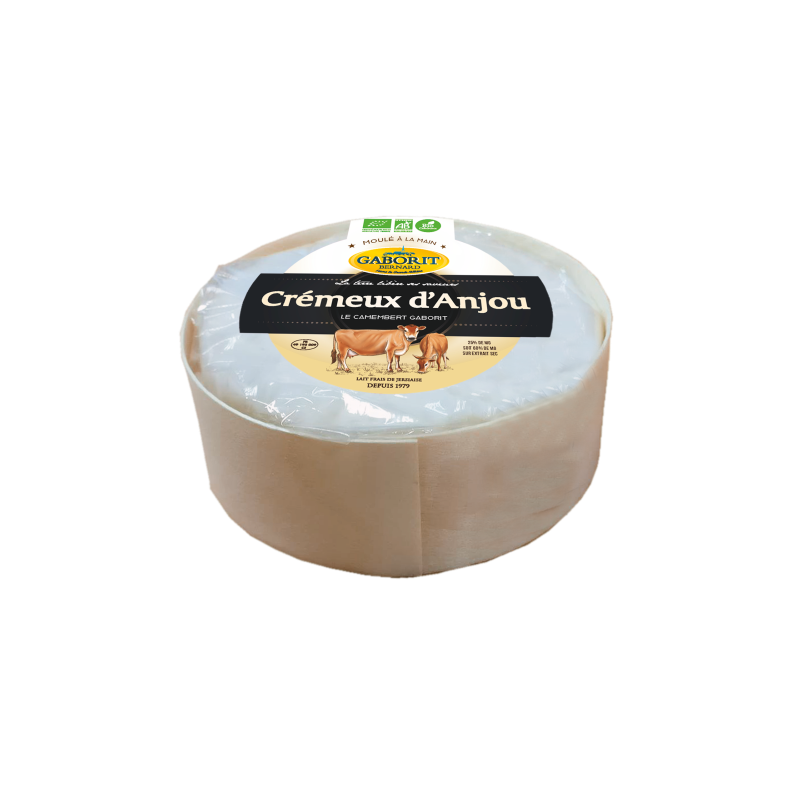 Crémeux d'Anjou, le camembert Gaborit, lait pasteurisé de vaches Jersiaises 250g