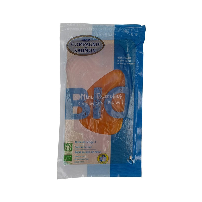 Saumon fumé Ecosse/Irlande petites tranches (plaque cocktail) 100g