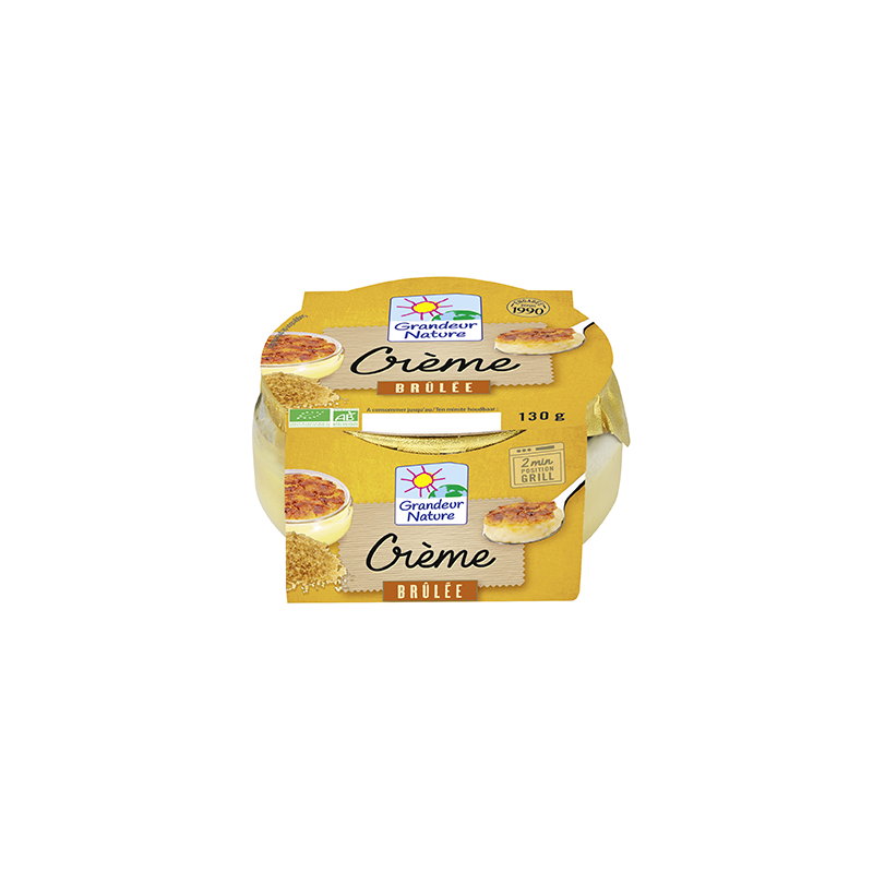 Crème brûlée 130g