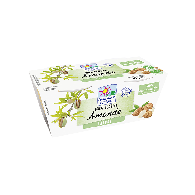 Dessert amande nature 2x100g