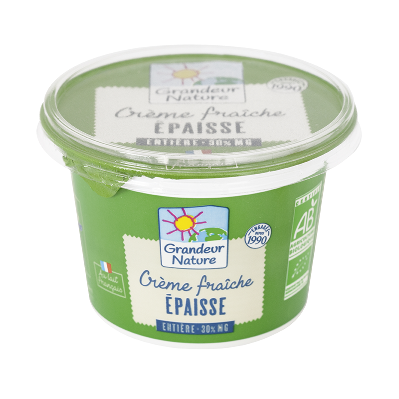 Crème fraîche épaisse entière 30% MG 20cl