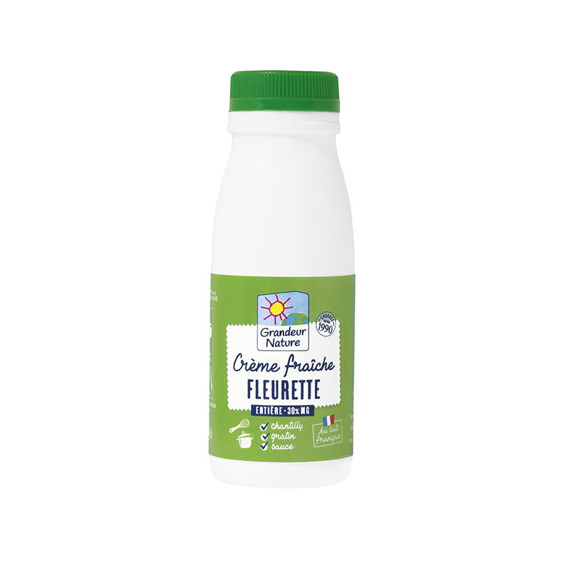 Crème fraîche fleurette (bidonnette) 25cl