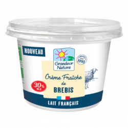 Crème fraîche de brebis 30% MG 200g