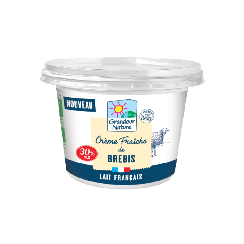 Crème fraîche de brebis 30% MG 200g