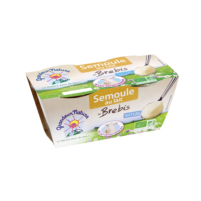 Semoule au lait de brebis 2x140g