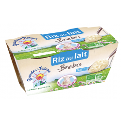 Riz au lait de brebis nature 2x140g
