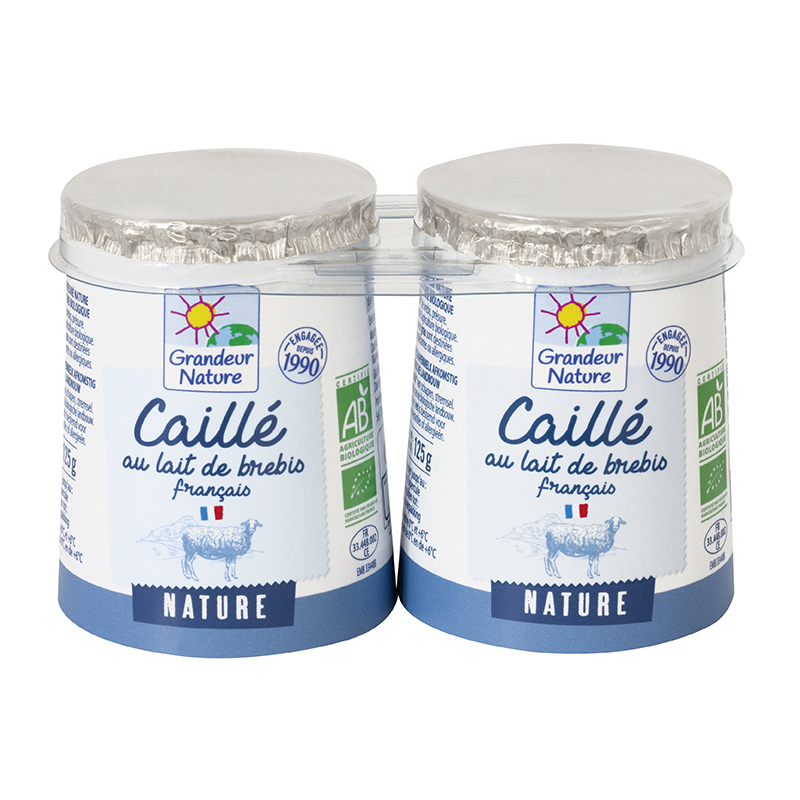 Caillé au lait de brebis 2x125g