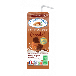 Lait d'amande au chocolat au sirop d'agave 20cl, pack de 6