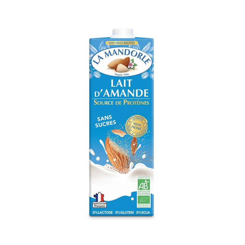 Lait amande sans sucres 1l