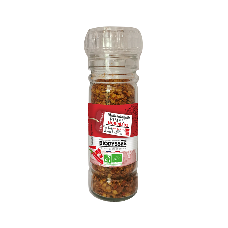 Piment en morceaux, moulin 35g