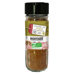 Cumin en poudre, flacon en verre 40 g