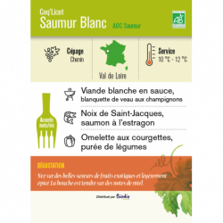 Vin blanc AOC Saumur 75cl