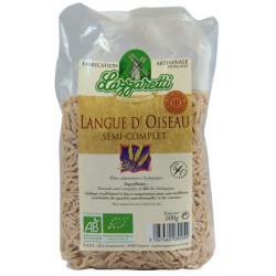 Pâte langue d'oiseau (forme de riz) 1/2 complète 500g