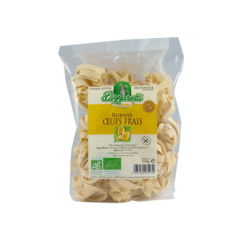 Pâte ruban aux oeufs frais 250g