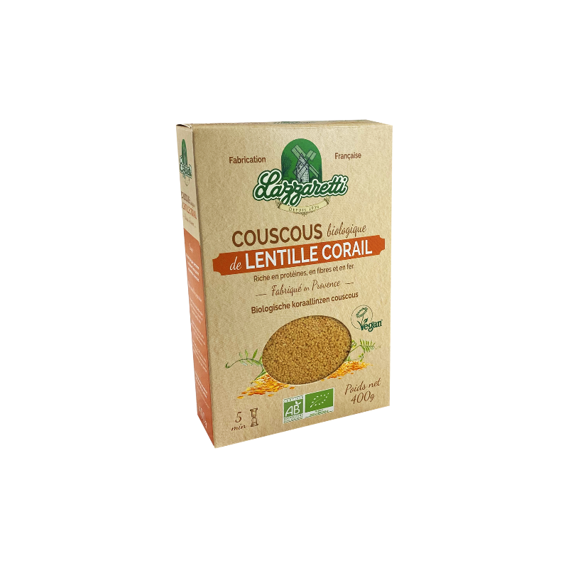 Couscous de lentille corail 400g