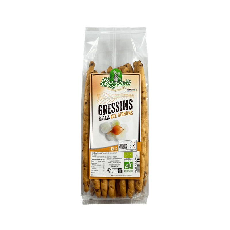 Gressin rubata aux oignons 160g