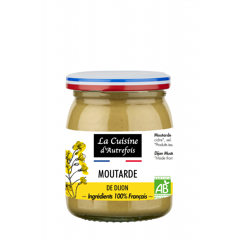 Moutarde de Dijon 100% Origine France" 200g"