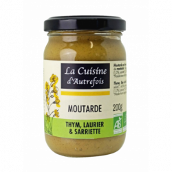 Moutarde aux plantes 200g