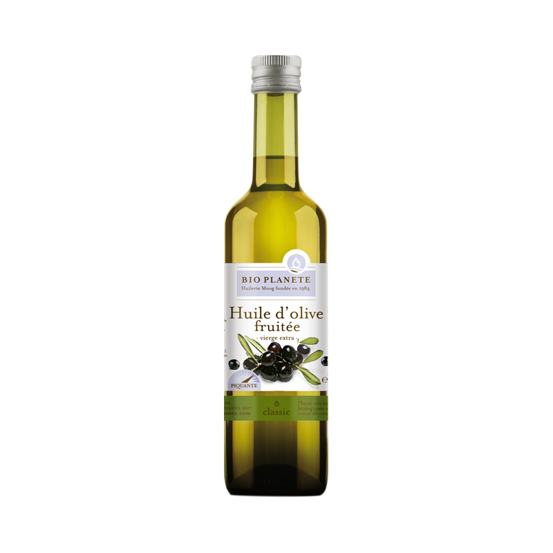 Huile olive vierge extra fruitée", origine Espagne ou Portugal 50cl"