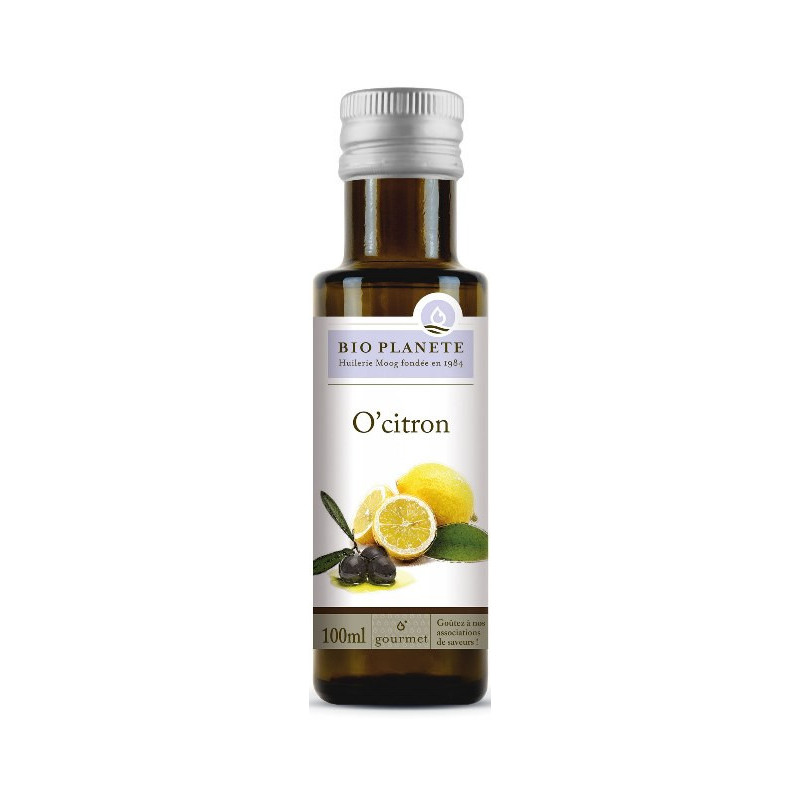 Huile O'Citron, huile d'olive vierge extra et citrons pressés 100ml