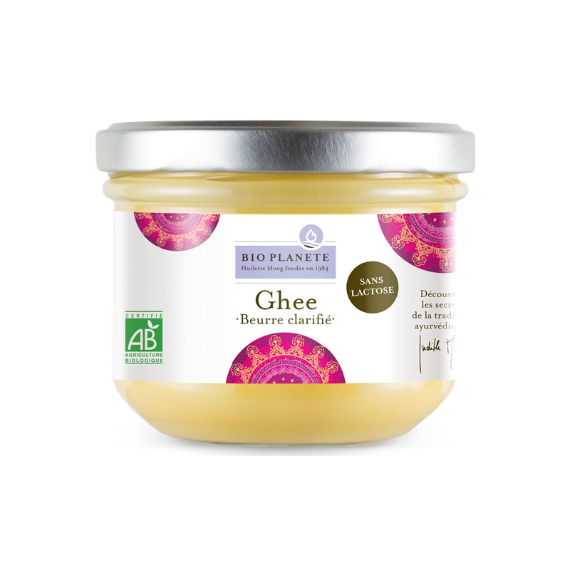 Ghee, beurre clarifié sans lactose, 180ml