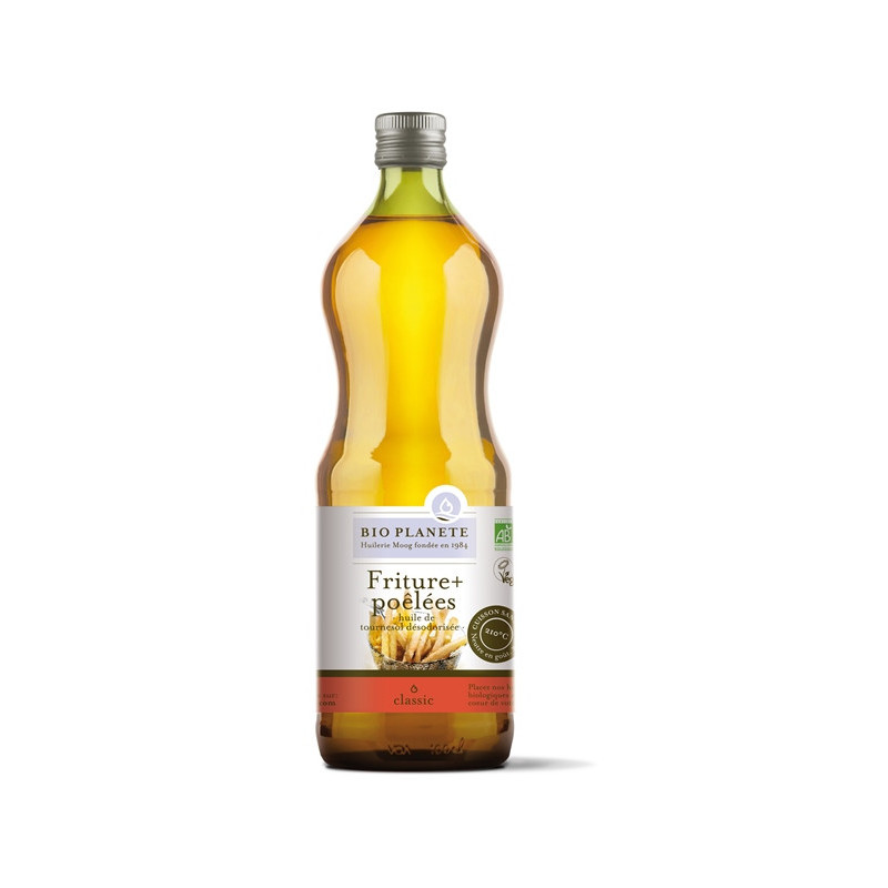 Huile pour friture et poêlées, 100% tournesol désodorisé 1l