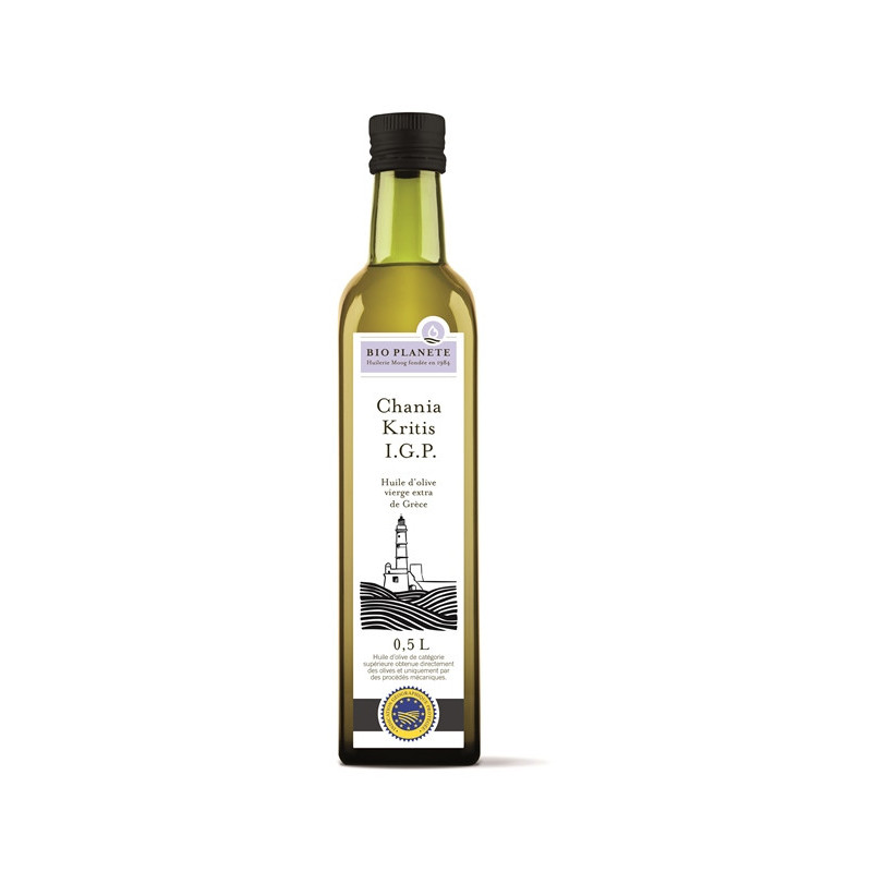 Huile d'olive Pays Crête Grèce DOP 50cl