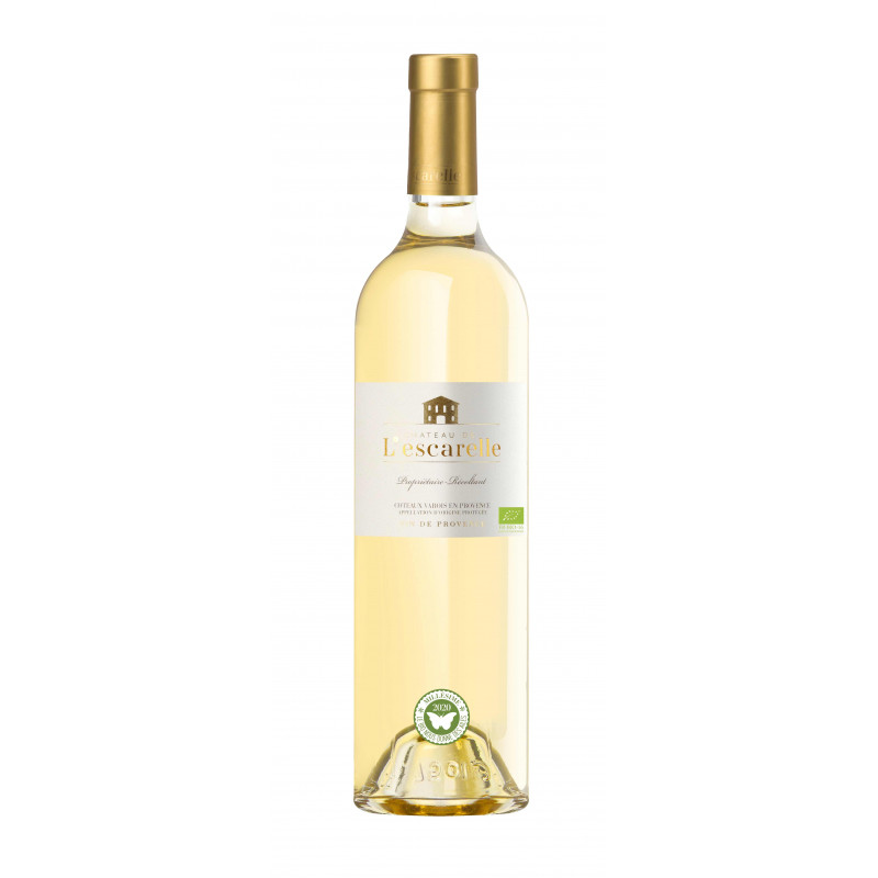 Vin blanc AOP Coteaux Varois en Provence Château de l'Escarelle  75cl