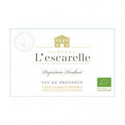 Vin rouge AOP Coteaux Varois en Provence Château de l'Escarelle 75cl