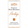 Vin rouge AOC Montagne-Saint-Emilion Héritage" Château Franc-Baudron 75cl"