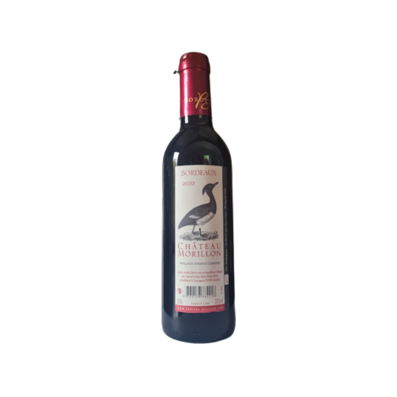 Vin rouge AOC Bordeaux Cuvée l'oiseau" Château Morillon 37.5cl"