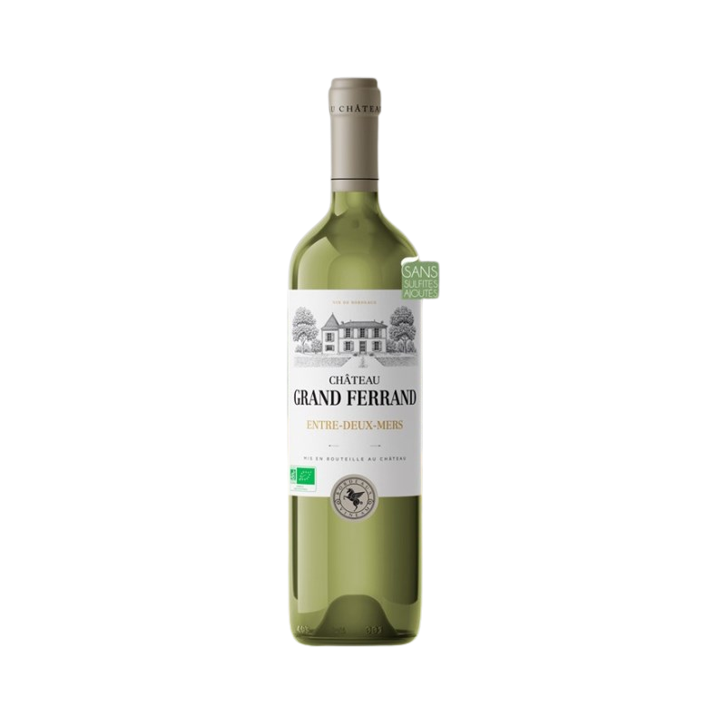 Vin blanc AOC Entre-deux-Mers Château Grand Ferrand sans sulfites ajoutés 75cl