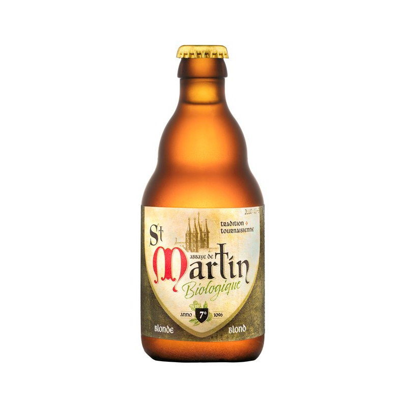 Bière blonde Abbaye de St Martin 33 cl